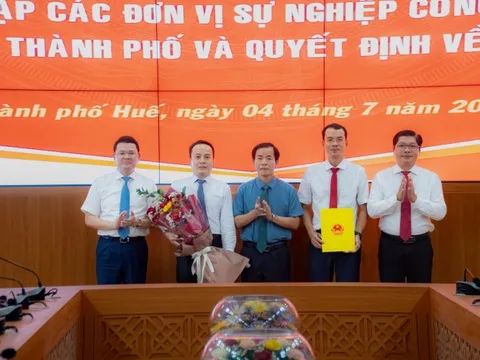 Công bố nhân sự chủ chốt 3 Ban Quản lý dự án khu vực mới ở Huế