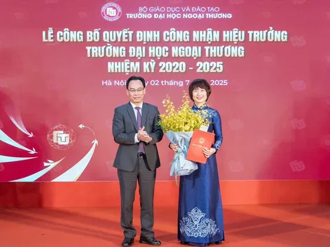 PGS.TS Phạm Thu Hương được bổ nhiệm làm Hiệu trưởng Trường Đại học Ngoại thương
