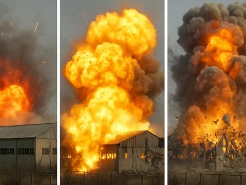 Nga tung đòn chớp nhoáng: Kho vũ khí chiến lược của Ukraine trúng tên lửa