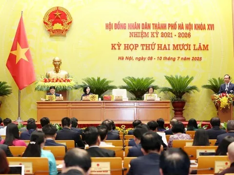 Khai mạc kỳ họp thứ 25: HĐND TP Hà Nội xem xét quyết nghị cụ thể hoá các quy định của Luật Thủ đô