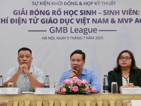 Hơn 700 vận động viên tham gia Giải Bóng rổ Học sinh – Sinh viên GMB League 2025