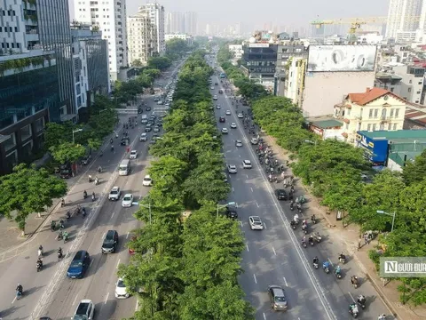 Hà Nội: Di chuyển thuận lợi trong ngày đầu phân làn đường Võ Chí Công
