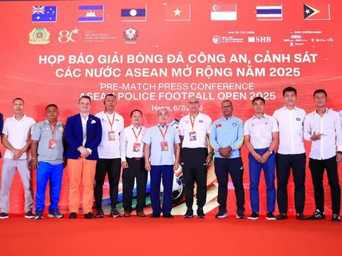 Đội vô địch Giải bóng đá Công an, Cảnh sát các nước ASEAN mở rộng năm 2025 nhận 30.000 USD