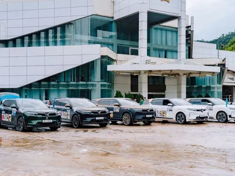 Đoàn xe VinFast VF 9 “phượt” Đông Nam Á: Xe điện Việt tự tin băng đèo, vượt đường đá hộc, thẳng tiến Thái Lan