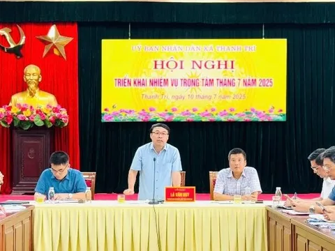 UBND xã Thanh Trì: Tổ chức tinh gọn, vận hành chuyên nghiệp chính quyền địa phương 2 cấp
