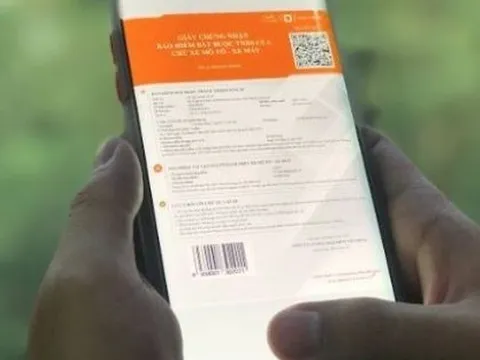 Bảo hiểm trách nhiệm dân sự bắt buộc bản điện tử có giá trị pháp lý như bản cứng