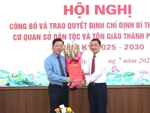 Đồng chí Nguyễn Sỹ Trường được chỉ định là Bí thư Đảng ủy Sở Dân tộc và Tôn giáo Hà Nội