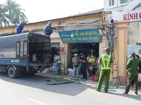 Xã Dương Hoà ra quân bảo đảm trật tự an toàn giao thông, trật tự văn minh đô thị