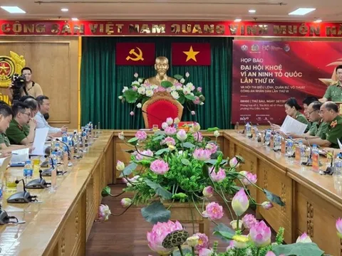 Hơn 16.000 cán bộ, chiến sĩ tham gia thi đấu khỏe 'Vì an ninh Tổ quốc'