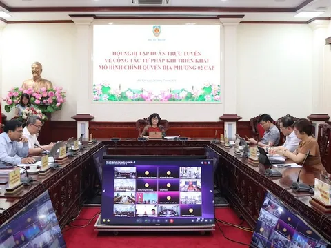 Kịp thời hướng dẫn, gỡ vướng các nhiệm vụ về tư pháp khi tổ chức chính quyền địa phương 02 cấp