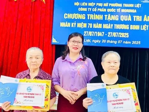 Hội LHPN phường Thanh Liệt tổ chức nhiều hoạt động tri ân gia đình liệt sĩ