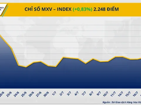 Chỉ số MXV-Index tăng tuần thứ hai giữa biến động giằng co của thị trường