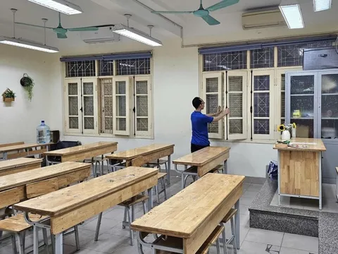 Ngành Giáo dục Hà Nội yêu cầu các trường chủ động ứng phó với bão Wipha