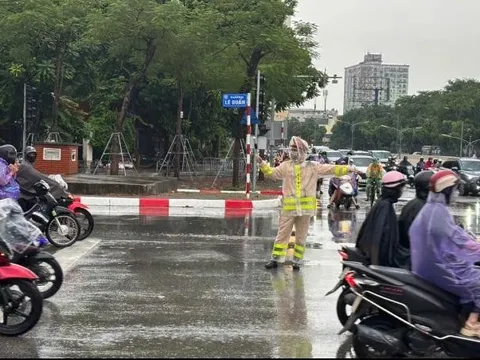 CSGT Hà Nội chủ động phương án, sẵn sàng ứng phó với cơn bão số 3