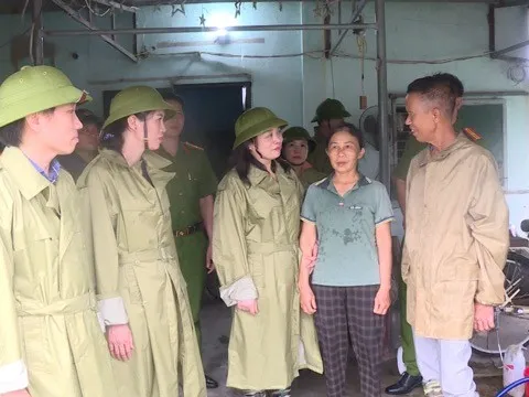 Xã Vân Đình chủ động, quyết liệt hành động, sẵn sàng ứng phó với bão số 3