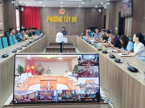 Phường Tây Hồ chủ động triển khai phương án ứng phó thiên tai, tìm kiếm cứu nạn năm 2025