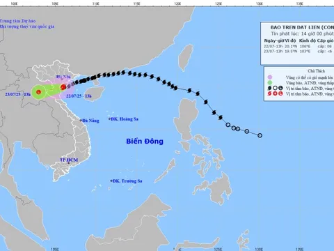 Bão số 3 suy yếu thành áp thấp nhiệt đới trong 24h tới