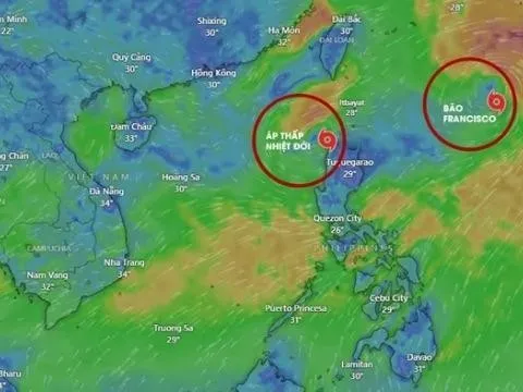 Xuất hiện ATNĐ đang tiến về Biển Đông và cơn bão thứ 7 trên Tây Bắc Thái Bình Dương