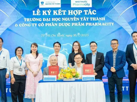 Pharmacity ký hợp tác với trường ĐH Nguyễn Tất Thành: Mở cơ hội nghề nghiệp cho sinh viên ngành dược