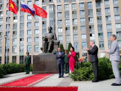 Quảng trường Hồ Chí Minh tại St. Petersburg: Biểu tượng mới của tình hữu nghị Việt Nam-Nga