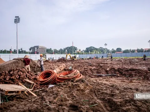 Hà Nội: Khẩn trương thi công, mở rộng đường Hùng Vương để phục vụ sự kiện A80