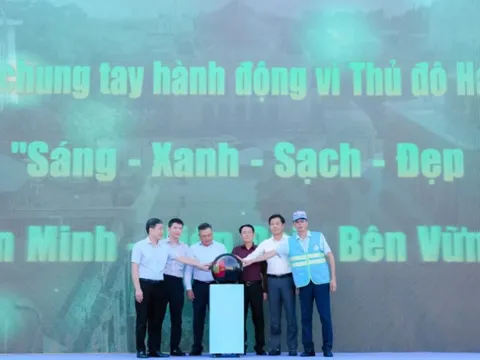Lan tỏa thông điệp Hà Nội “Sáng - Xanh - Sạch - Đẹp” nâng cao chất lượng cuộc sống
