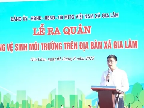 Chung sức, đồng lòng xây dựng xã Gia Lâm xanh, sạch, đẹp, bền vững