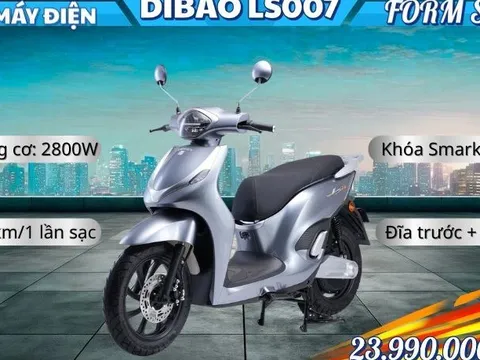 Đánh giá xe máy điện Dibao LS007 Form dáng SH