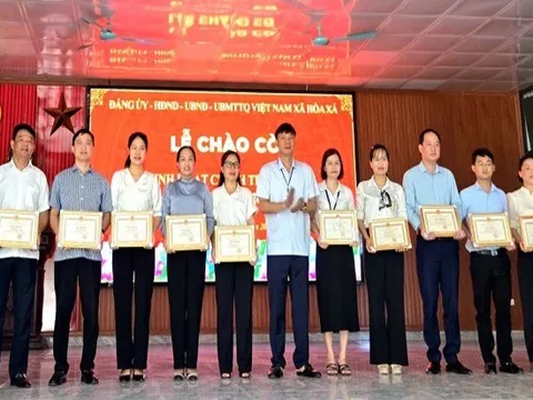 Xã Hoà Xá tiếp nhận 1.508 hồ sơ thủ tục hành chính, 100% giải quyết đúng và trước hạn