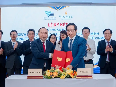 Vinmec và Đại học Quốc gia TP.HCM hợp tác chiến lược: Hợp lực phát triển nhân lực y tế chất lượng cao