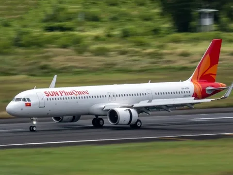 Lộ diện diện mạo Airbus A321NX đầu tiên của Sun PhuQuoc Airways - Khoác sắc hoàng hôn và bình minh đảo Ngọc