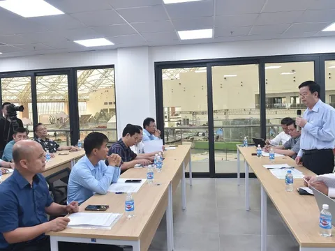 Tháo gỡ khó khăn trực tiếp tại công trường cho Triển lãm 80 năm Quốc khánh