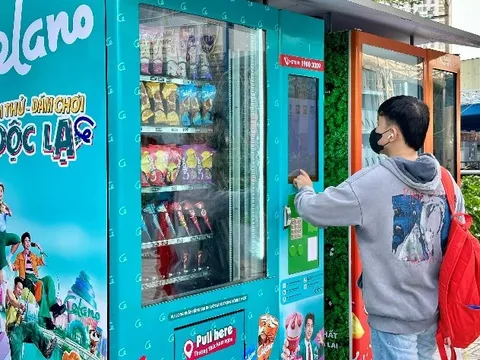 Nutifood tiên phong triển khai máy bán kem tự động