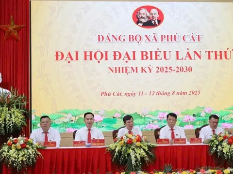 Đại hội đại biểu Đảng bộ xã Phú Cát lần thứ I, nhiệm kỳ 2025-2030 diễn ra phiên trù bị
