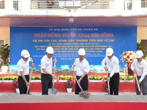 Xã Thuận An: Khởi công 5 dự án,công trình chào mừng Đại hội đảng bộ lần thứ I