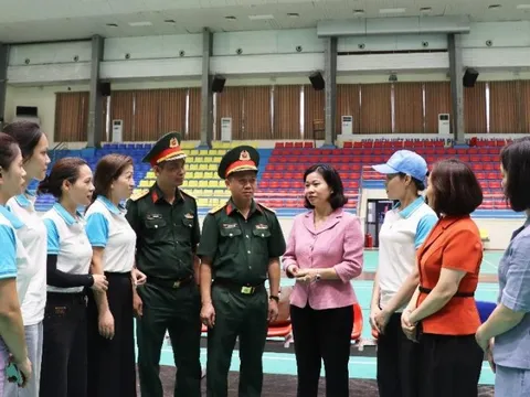 Gặp mặt, động viên khối “Phụ nữ Việt Nam” tham gia diễu hành dịp Quốc khánh 2/9