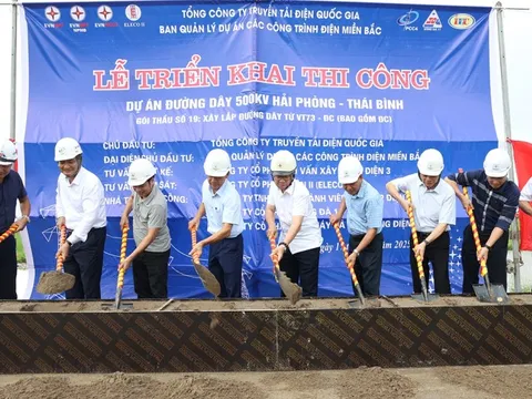 Khởi công dự án đường dây 500kV Hải Phòng – Thái Bình