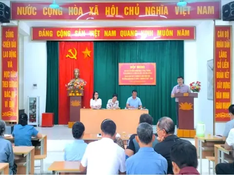 Cử tri xã Đoài Phương đề nghị tăng cường quản lý an toàn thực phẩm, bếp ăn bán trú