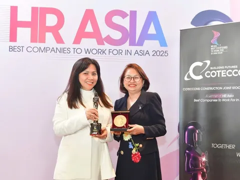 Coteccons nhận ‘cú đúp’ danh hiệu tại HR Asia Awards 2025