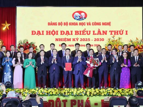 Ra mắt Ban Chấp hành Đảng bộ Bộ KH&CN nhiệm kỳ 2025 - 2030