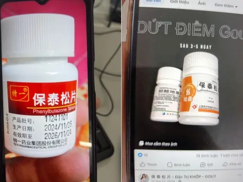 Nguy cơ tử vong từ thuốc chứa chất cấm Phenylbutazone rao bán trên mạng