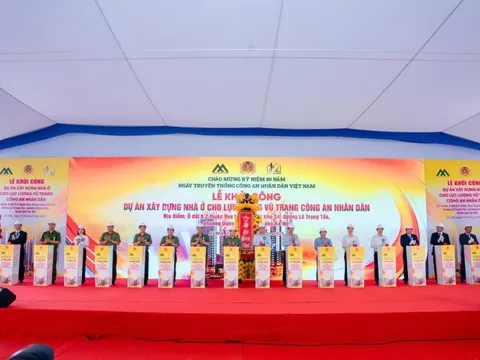 Bộ Công an khởi công thêm một Dự án xây dựng nhà ở cho lực lượng vũ trang CAND