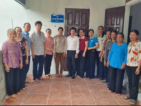 Mái ấm tình thương cho hội viên phụ nữ đơn thân khó khăn xã Vật Lại