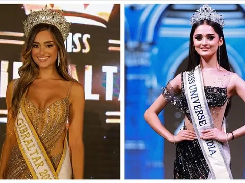 Hai tân Hoa hậu quốc tế gây ấn tượng với trang phục của NTK Song Toàn