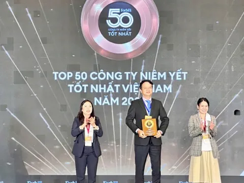 Bảo Việt liên tiếp được vinh danh trong “Danh sách 50 công ty niêm yết tốt nhất Việt Nam” (Forbes) từ 2013