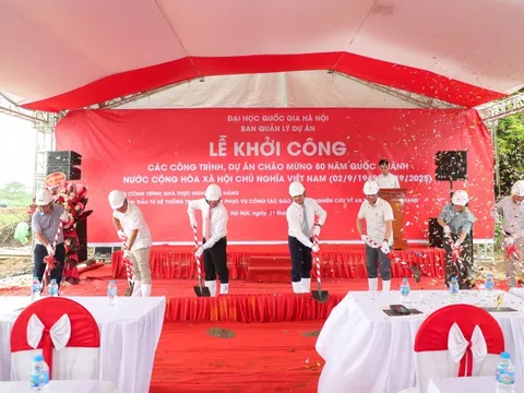 ĐHQGHN khởi công công trình hạ tầng trọng điểm phục vụ nghiên cứu, đào tạo công nghệ số