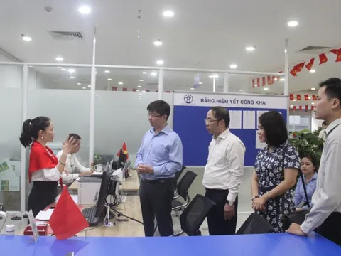Bộ KH&CN khảo sát, đánh giá hoạt động Trung tâm phục vụ hành chính công Hà Nội