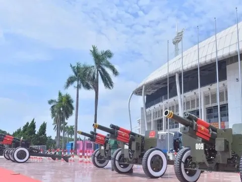 21 loạt pháo lễ sẽ khai hỏa trên nền Quốc thiều tại Lễ diễu binh, diễu hành dịp Quốc khánh 2/9
