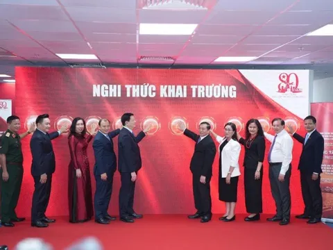 Khai trương Trung tâm Báo chí phục vụ Triển lãm 80 năm Quốc khánh