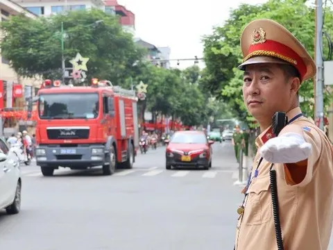 Công an Hà Nội thông báo thay đổi thời gian phân luồng giao thông phục vụ Tổng hợp luyện lần 2